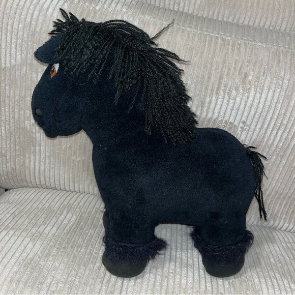 Vintage cabbage patch kids black plush horse - Picture 1 of 6